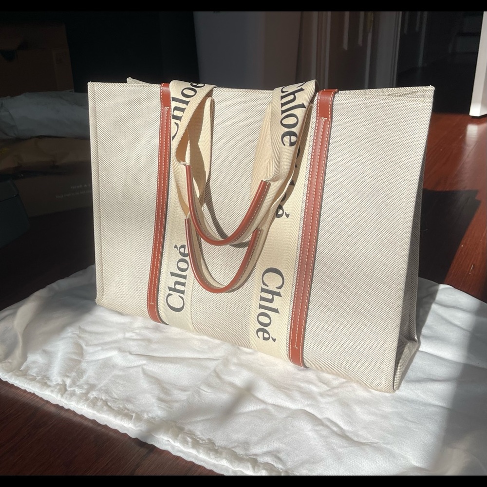 Chloe large woody tote